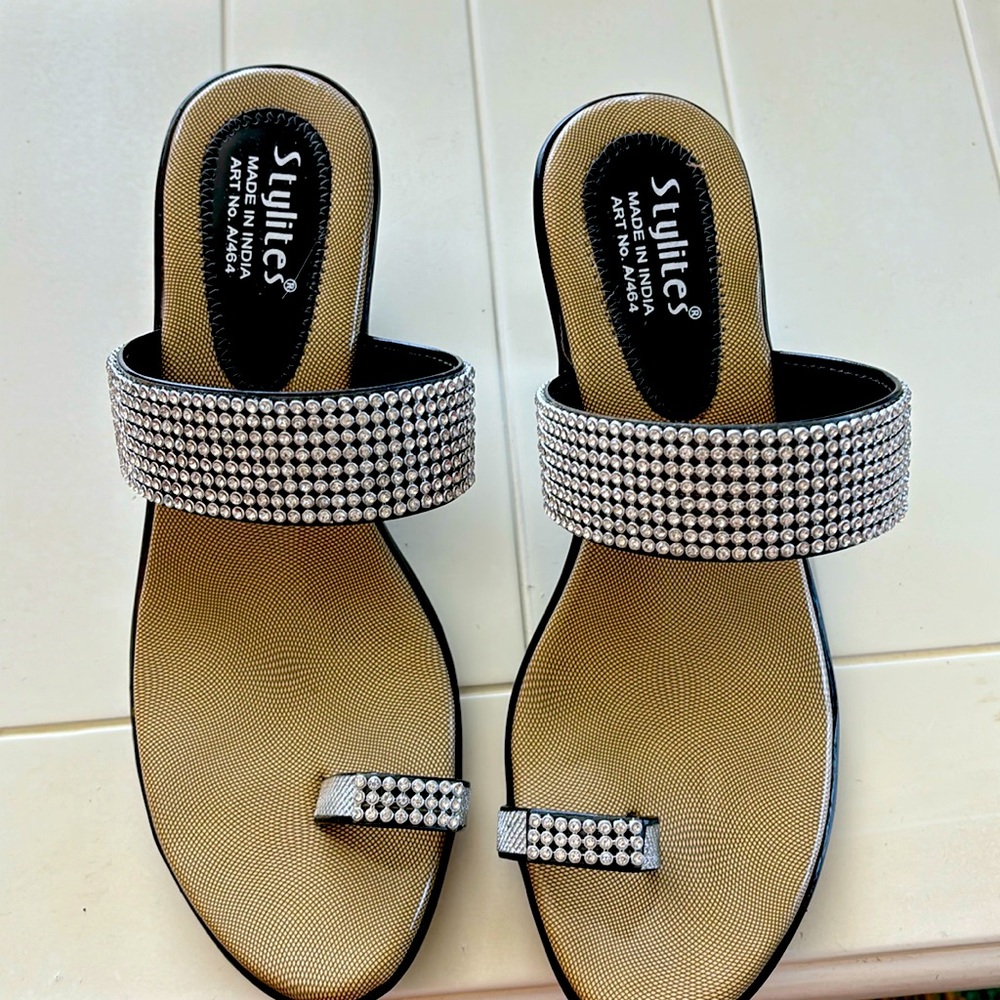 Like new sparkly heels. 2” heels. Very light weight. Worn only a couple of times